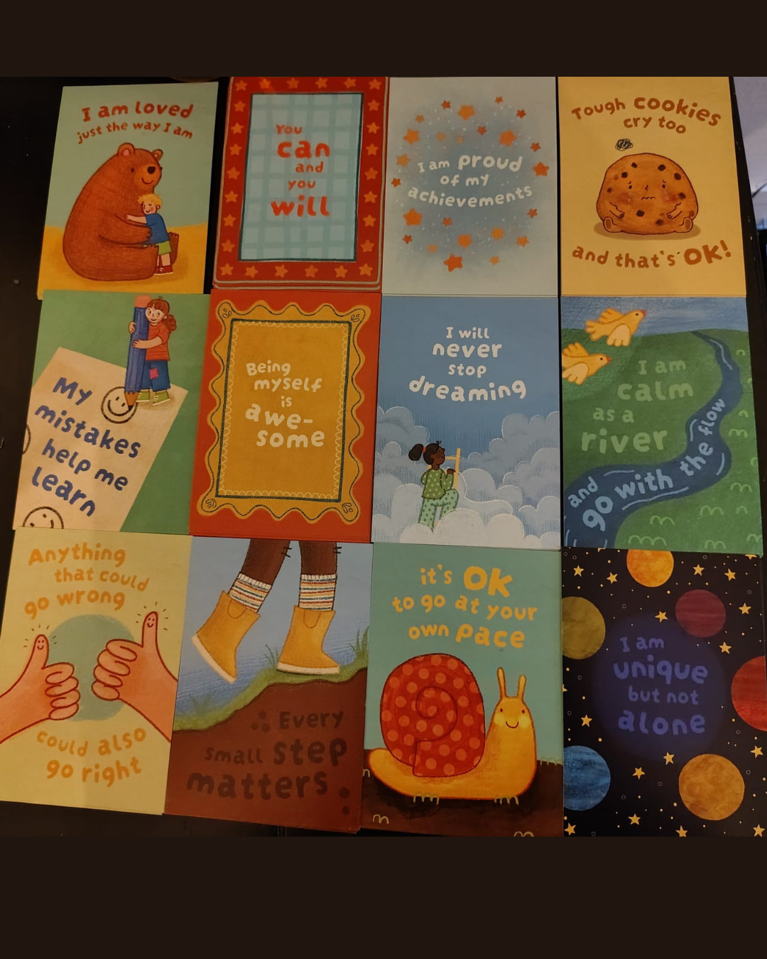 Affirmation cards - set of 12